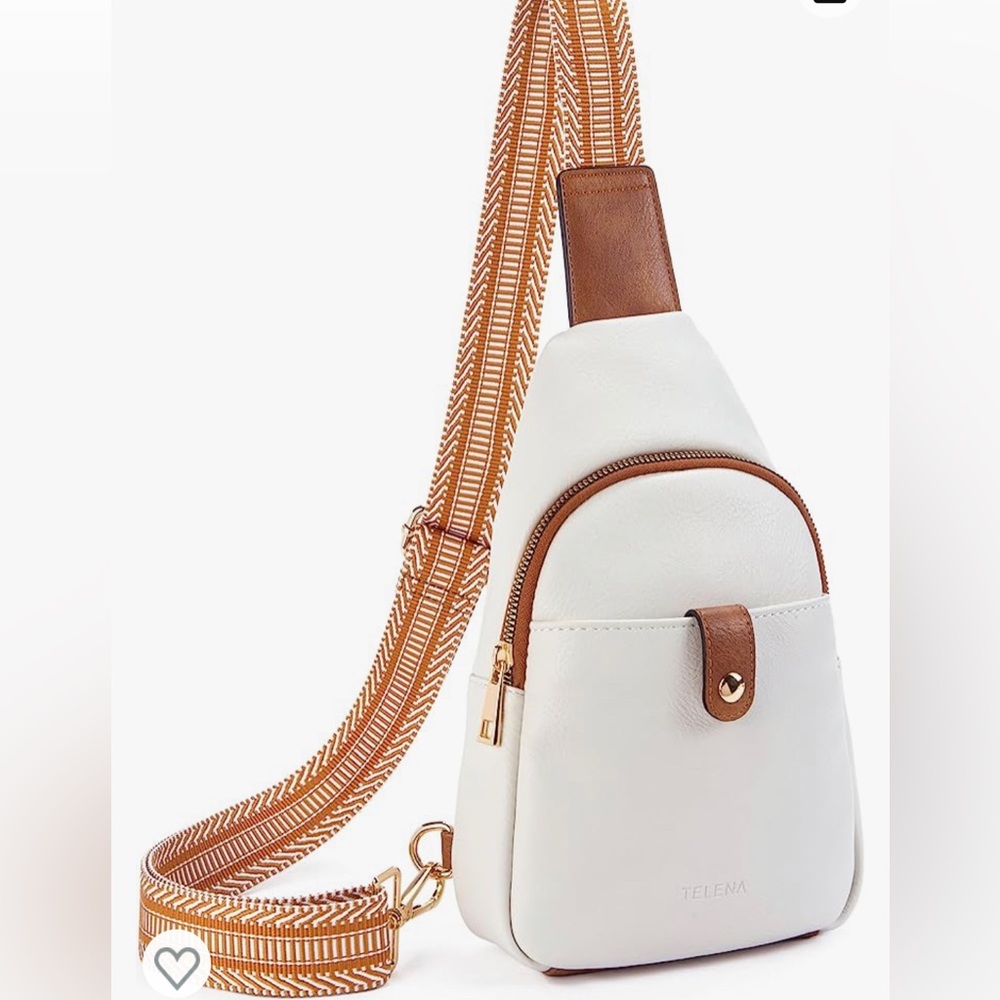 Telena Sling Bag for Women Crossbody Fanny Pack Vegan Leather Sling